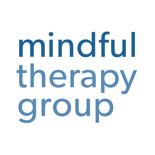 Mindful Therapy Group Typographic Stacked Logo no background