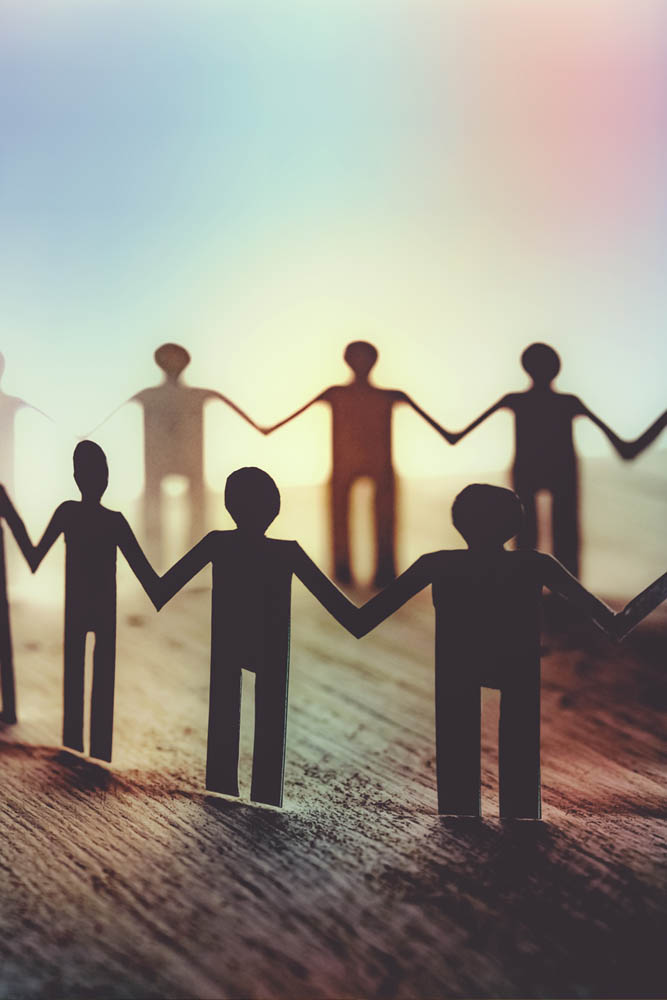 young person with a transgender pride flag