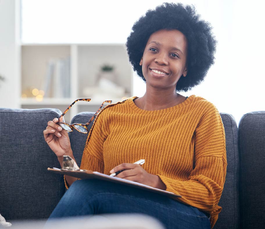 Image of a provider conducting a session
