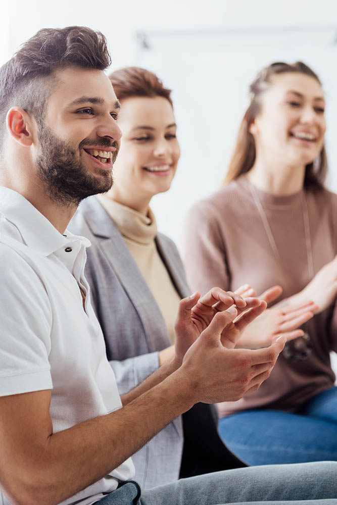 young person with a transgender pride flag