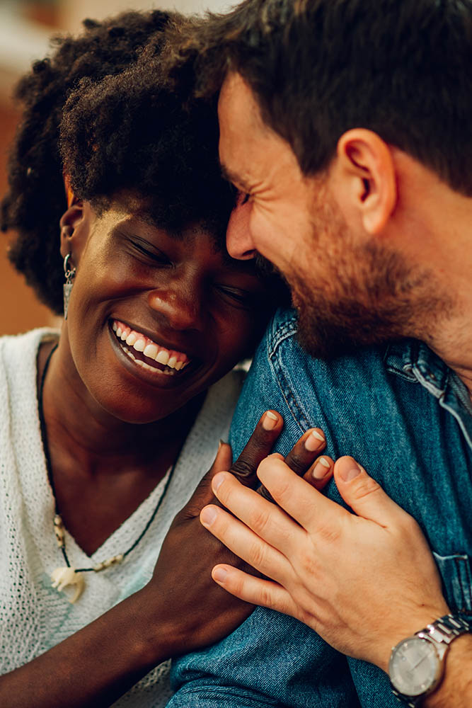 young person with a transgender pride flag