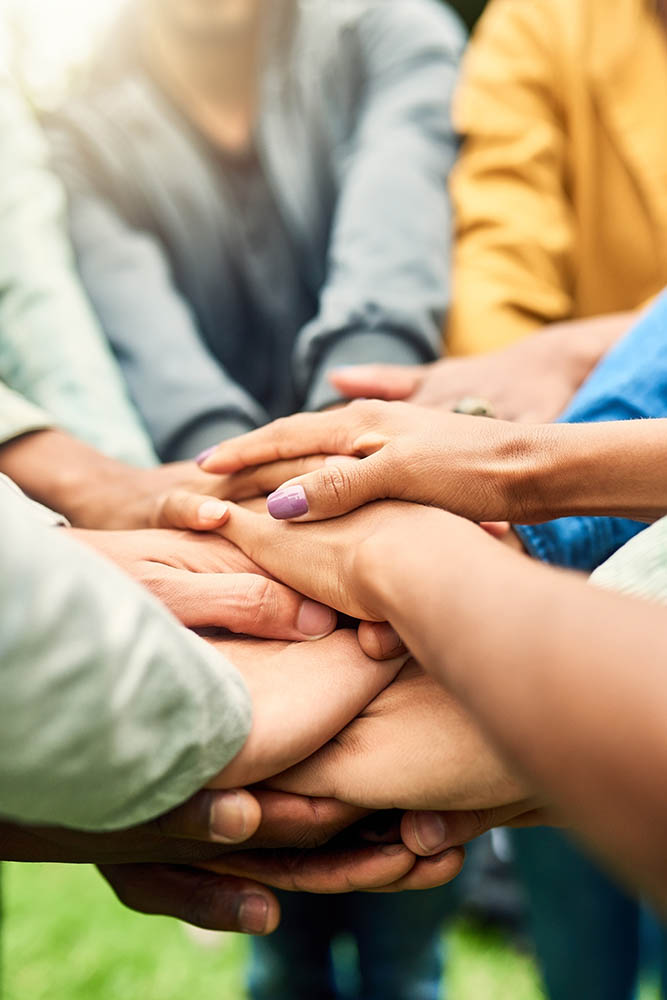 young person with a transgender pride flag