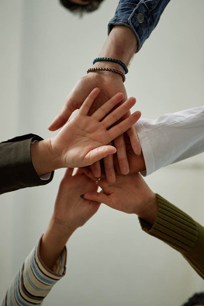 young person with a transgender pride flag