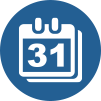 Icon of a calendar