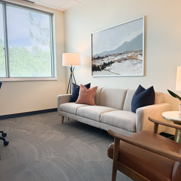 Mindful Therapy Group Denver Tech Center office therapy room