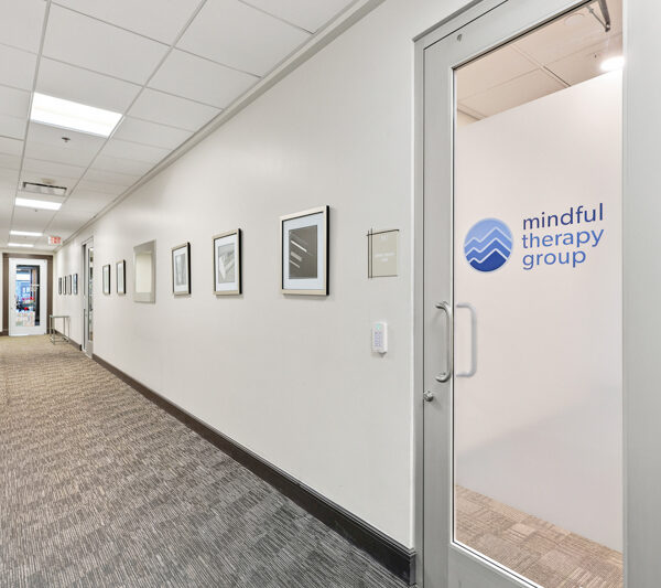 Mindful Therapy Group Gilbert office hallway