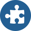 Icon of a puzzle piece