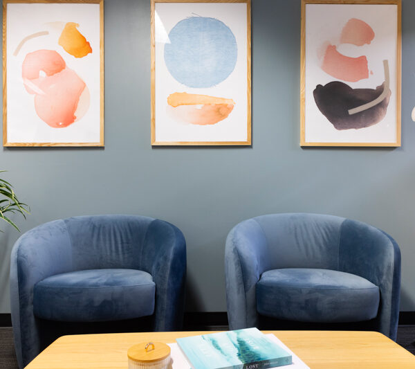 Mindful Therapy Group Sylvan – Highlands office lobby